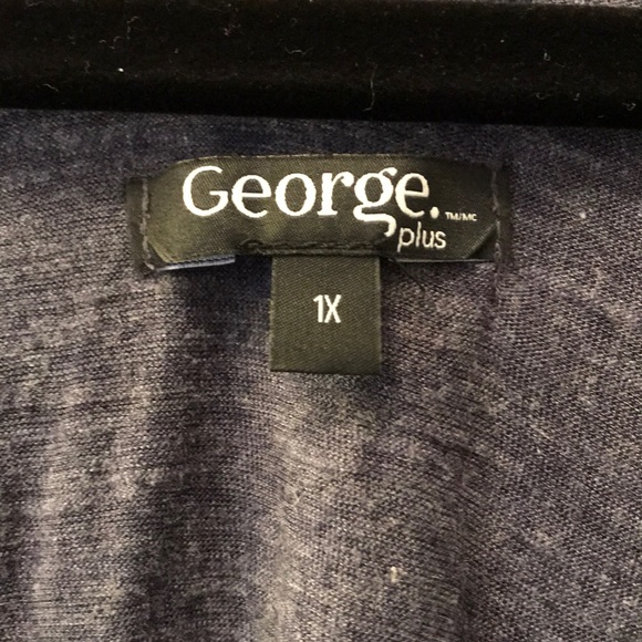 3/$15 Heathered Grey Ruffled Top - Picture 2 of 6